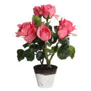 Artificial Plant - Pink Rose - MICA